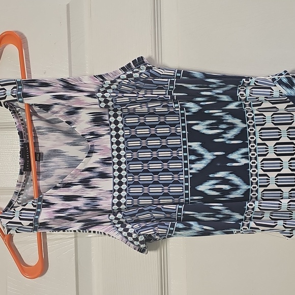 Lane‎ Bryant High-Low Maxi Dress Tie-Waist Multicolor Size 14/16 - Picture 3 of 10